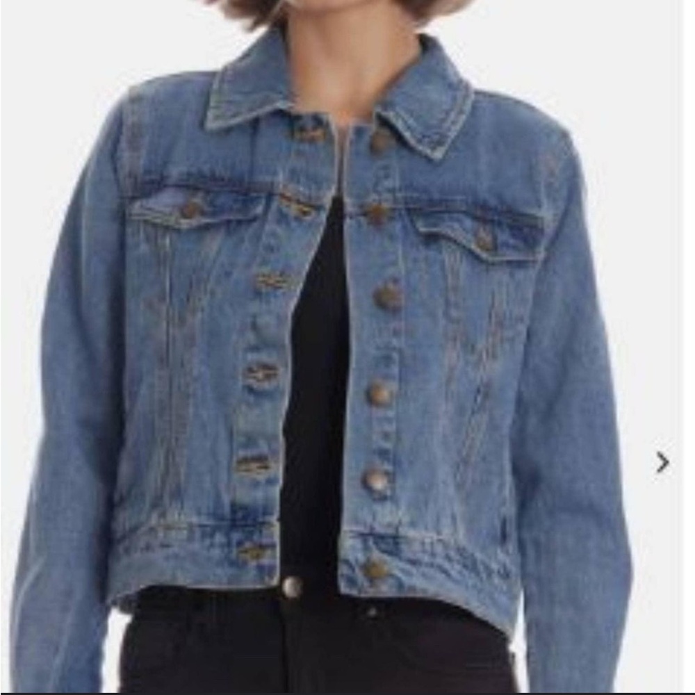 Bagatelle Women’s XL Denim Jacket – Classic Blue Jean, Timeless Wardrobe Staple